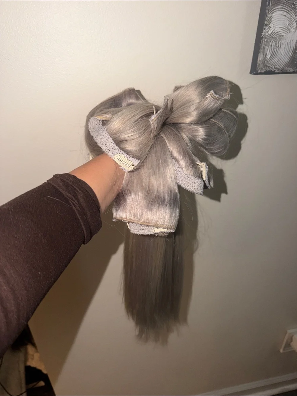 ZALA ICE QUEEN 20 inch Blonde Straight Clip-In Hair Extensions